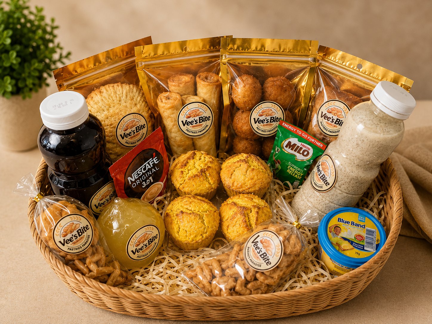 Vee's Bite Gift Basket